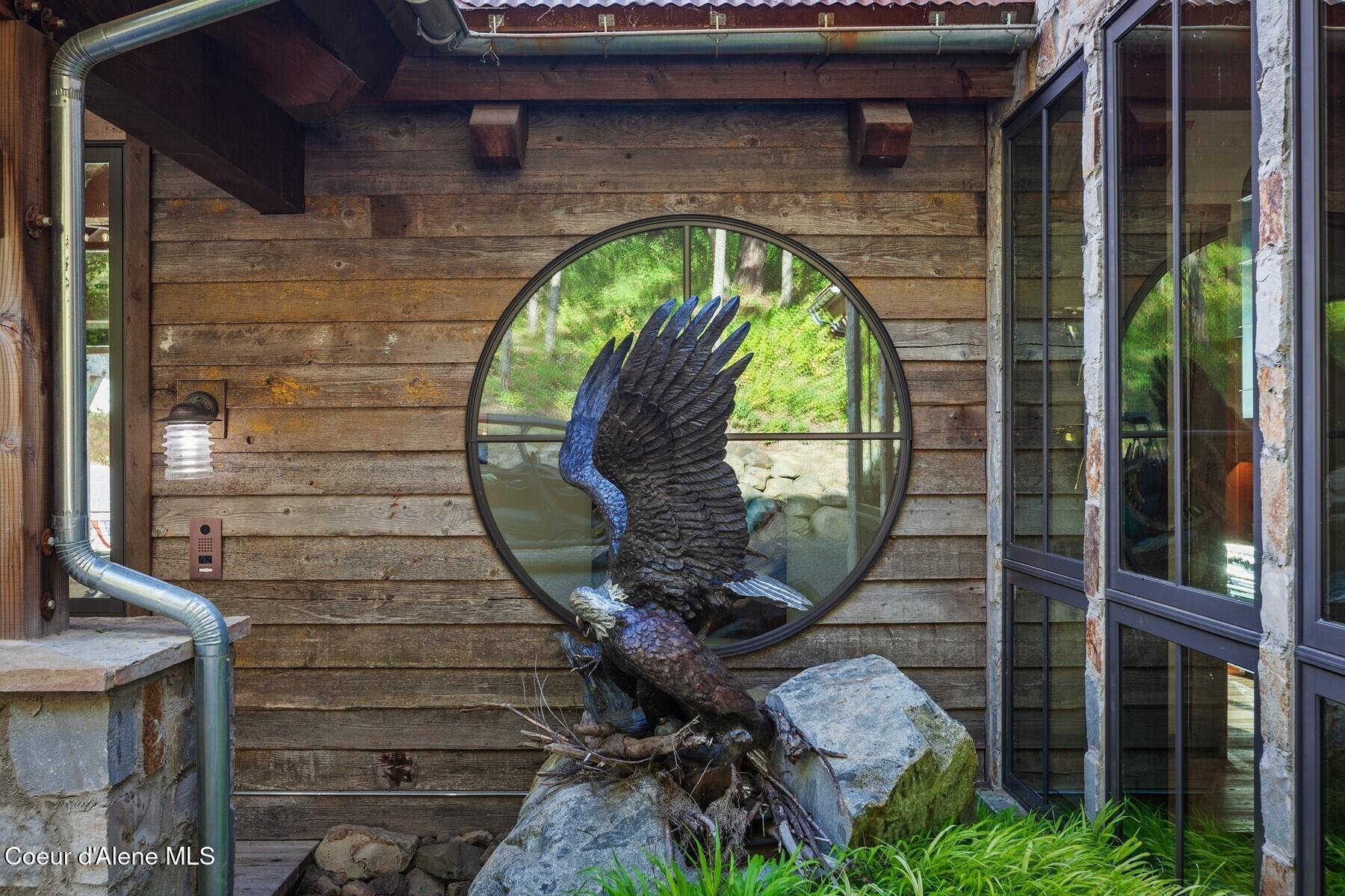 20890 South Inspiration Trail Harrison, ID 83833 - Photo 53 of 68 Eagle Statue comes with