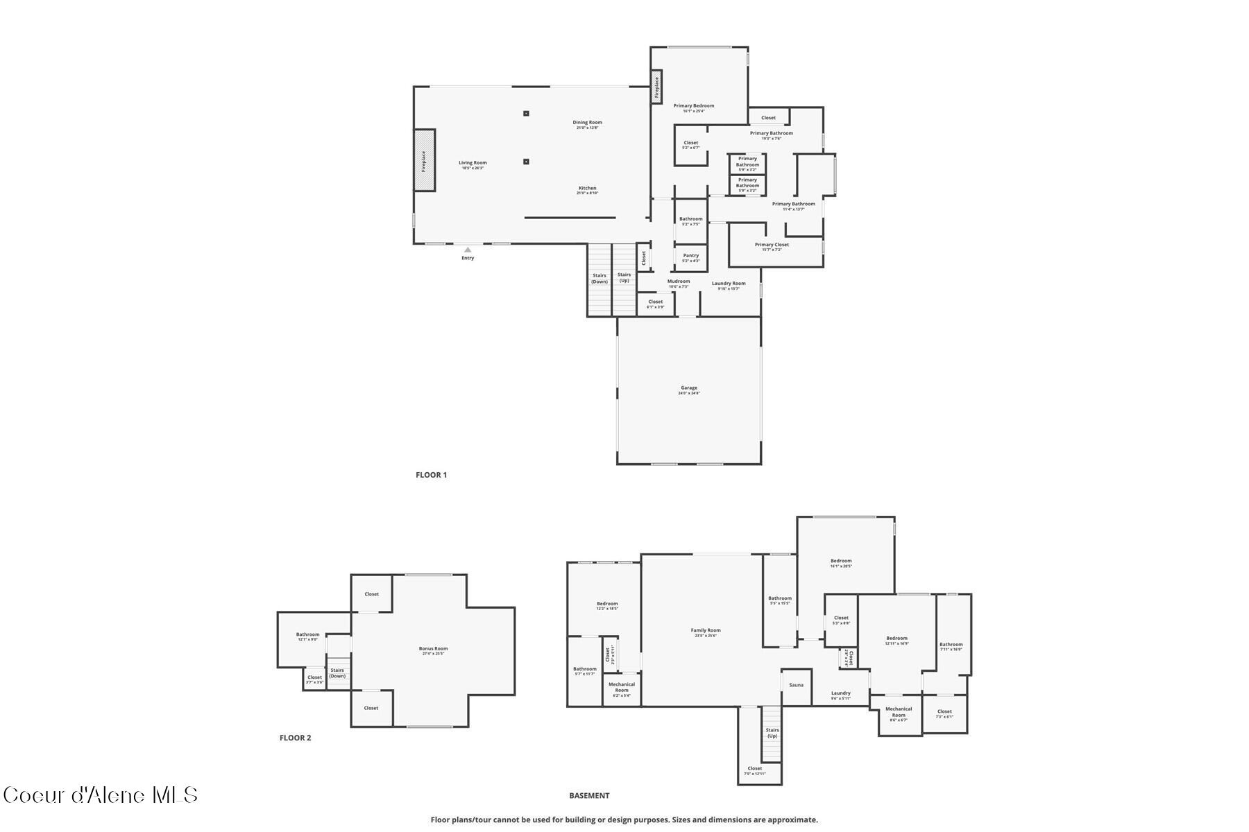 20890 South Inspiration Trail Harrison, ID 83833 - Photo 68 of 68 Combined Floorplan