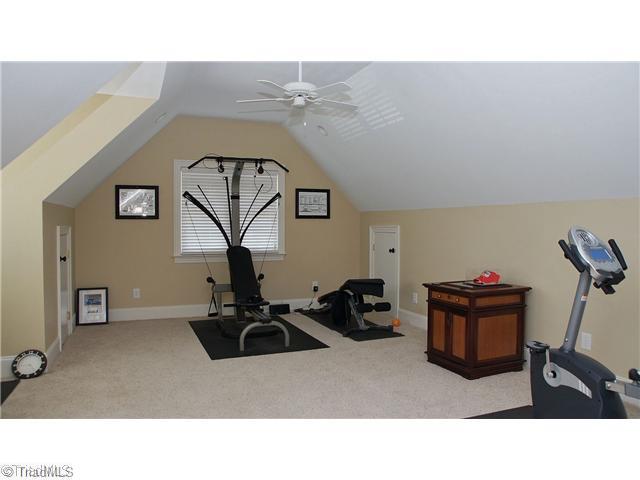 5617 Foxbury Drive Oak Ridge, NC 27310 - Photo 15 of 15 Exercise. Almost 400 Additional Square Feet Finished Over Detached Garage. Has Half Bath. Talk about a Man Cave