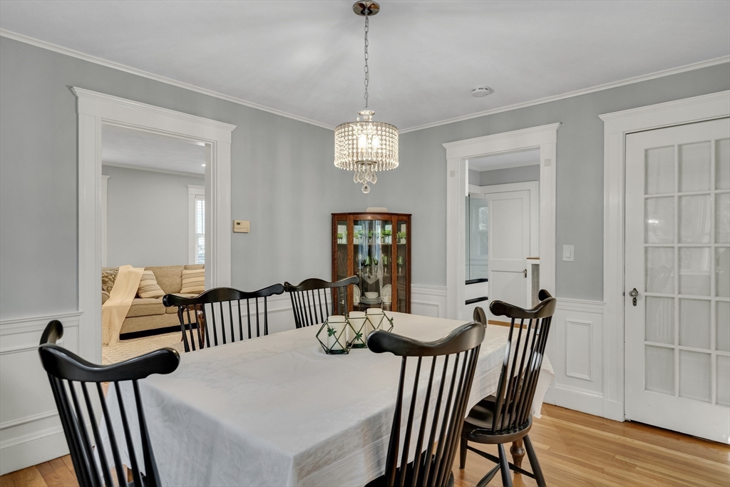 33 Avon Road Wellesley, MA 02482 - Photo 11 of 35 a view of a dining room with furniture window and wooden floor