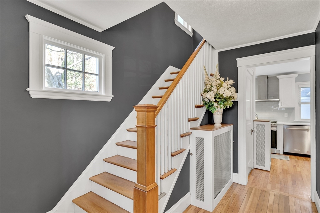 33 Avon Road Wellesley, MA 02482 - Photo 3 of 35 a view of entryway with furniture and wooden floor