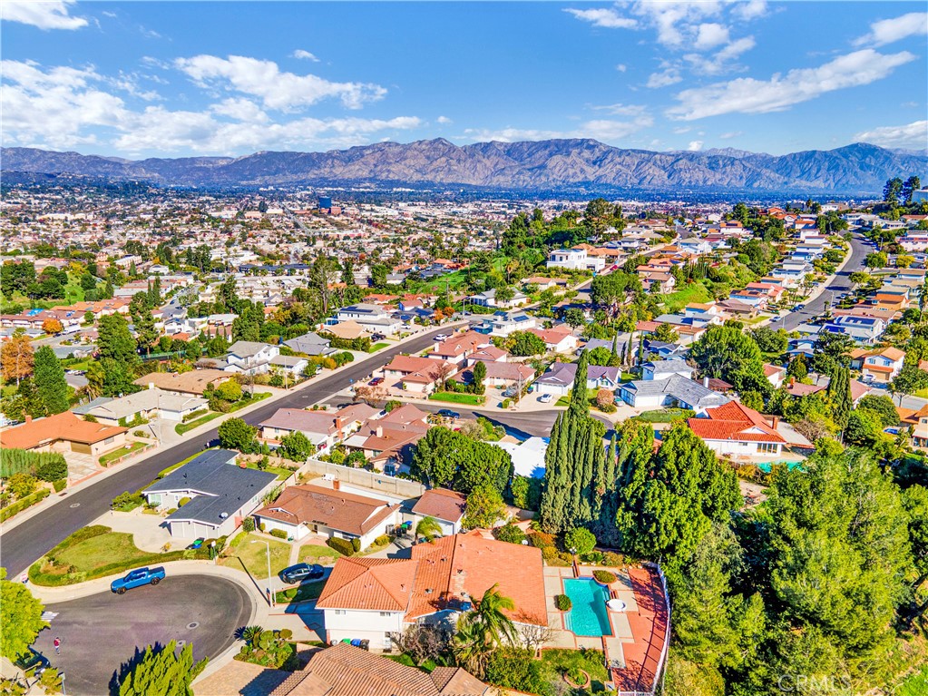 1641 Copa Way Monterey Park, CA 91754 - Photo 39 of 45 Aerial Neighborhood