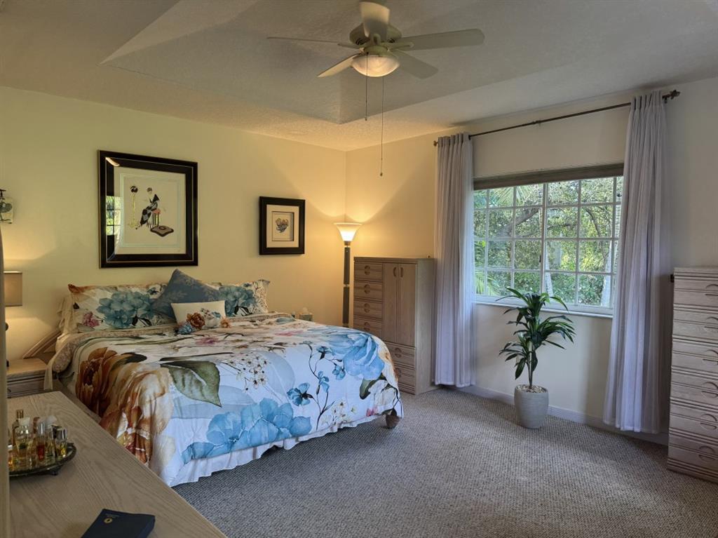 12353 Natalies Cove Road Cooper City, FL 33330 - Photo 15 of 24 a bedroom with a bed and a chandelier