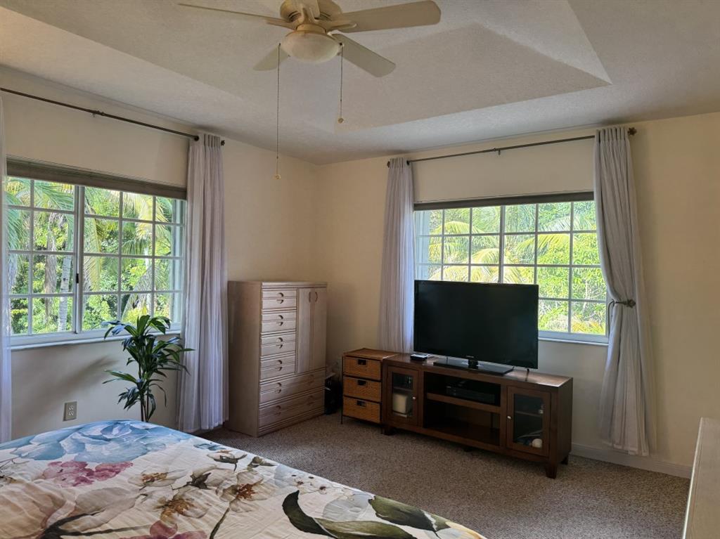 12353 Natalies Cove Road Cooper City, FL 33330 - Photo 16 of 24 a bedroom with a bed and flat screen tv