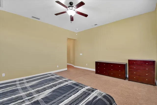 a backyard of a house with green space