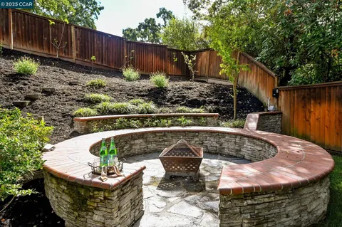 a backyard of a house