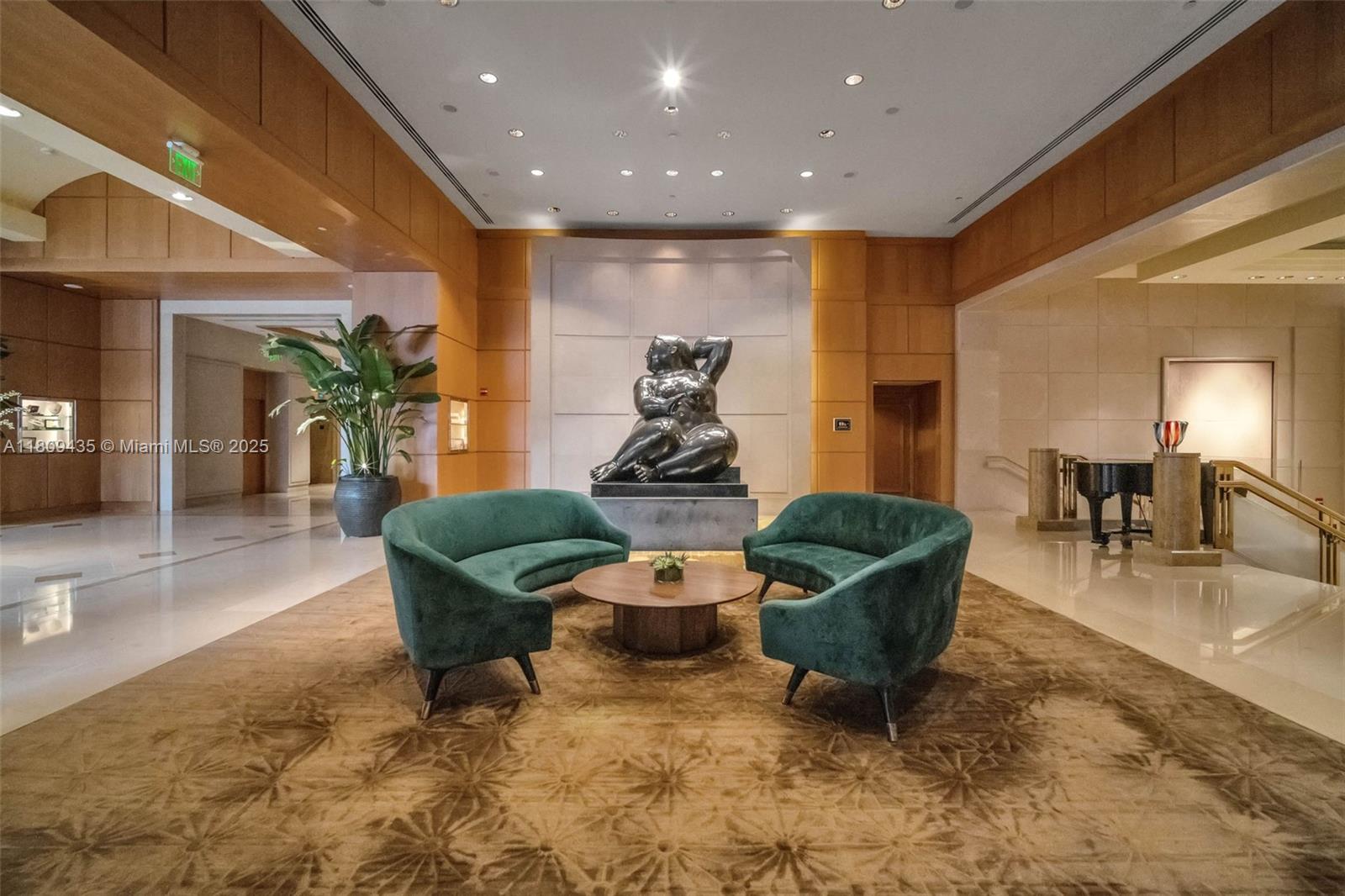 1435 Brickell Avenue, Unit 3012 Miami, FL 33131 - Photo 65 of 73 a living room with furniture and a dining table