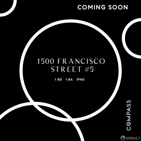 $1,100,000 | 1500 Francisco Street, Unit 5, San Francisco, CA 94123