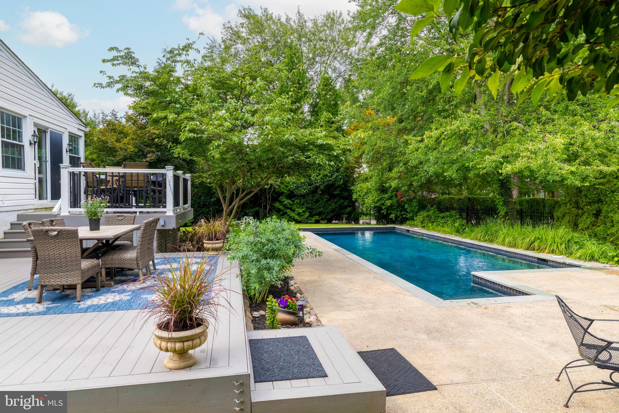 1202 Jericho Road Abington, PA 19001 - Photo 54 of 71 View of Tiered Deck, Pool Deck/Salt Walter Pool