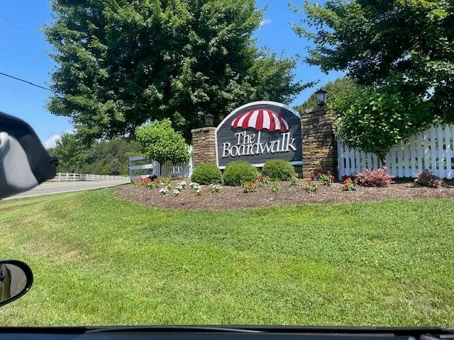 a view of a park with a sink