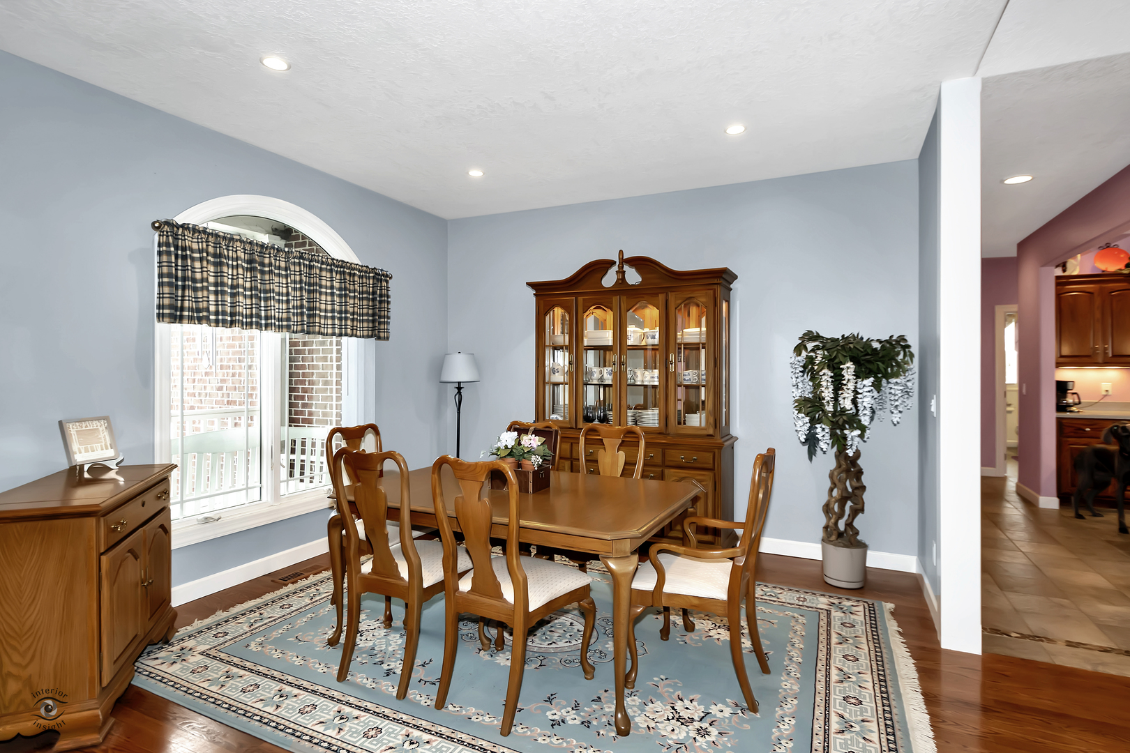 3421 West 1500N Road Kankakee, IL 60901 - Photo 22 of 50 a view of a dining room with furniture window and wooden floor