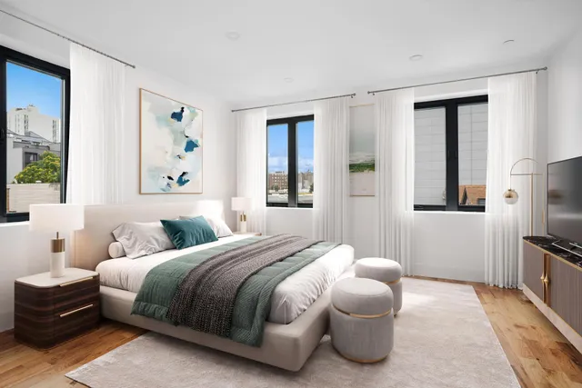 a view of a balcony with city view