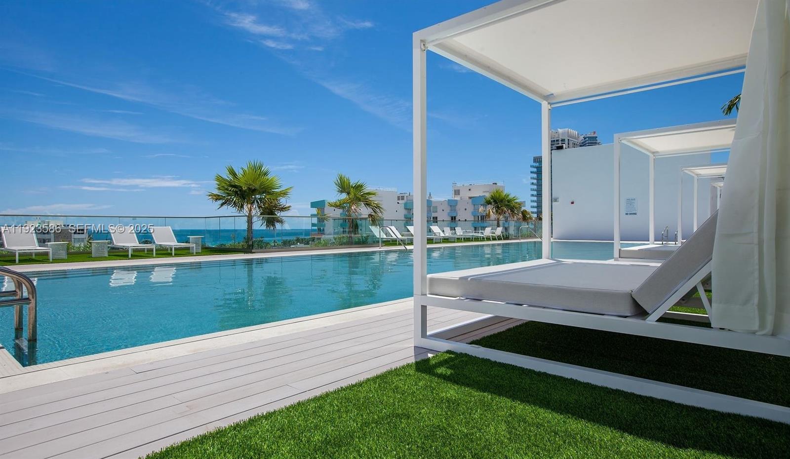 300 Collins Avenue, Unit PH2 Miami Beach, FL 33139 - Photo 13 of 21 a view of lake from deck