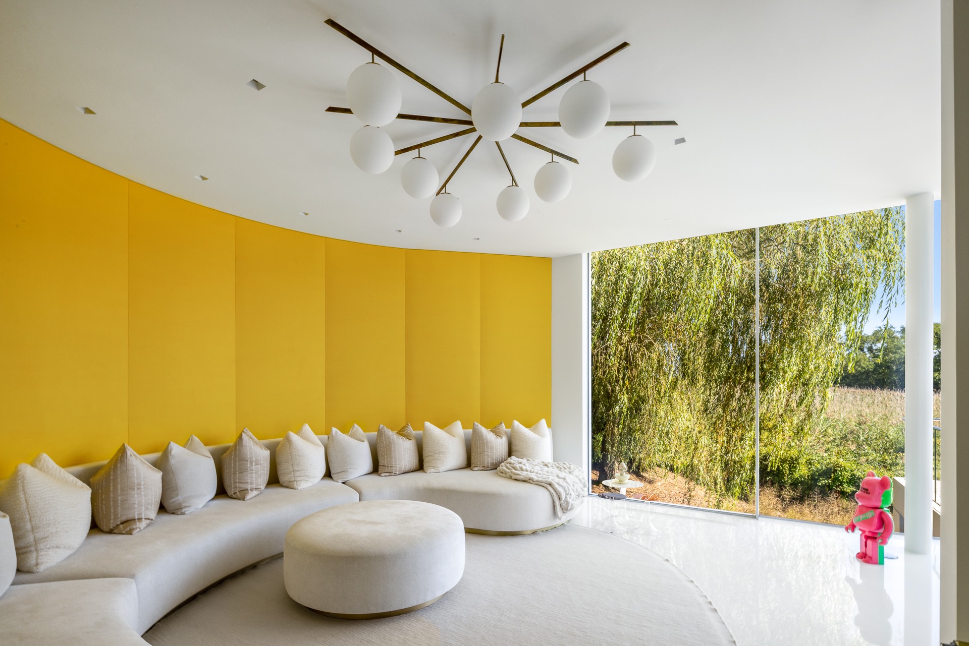 34 Cobb Isle Road Water Mill, NY 11976 - Photo 18 of 37 a living room with furniture and a large window