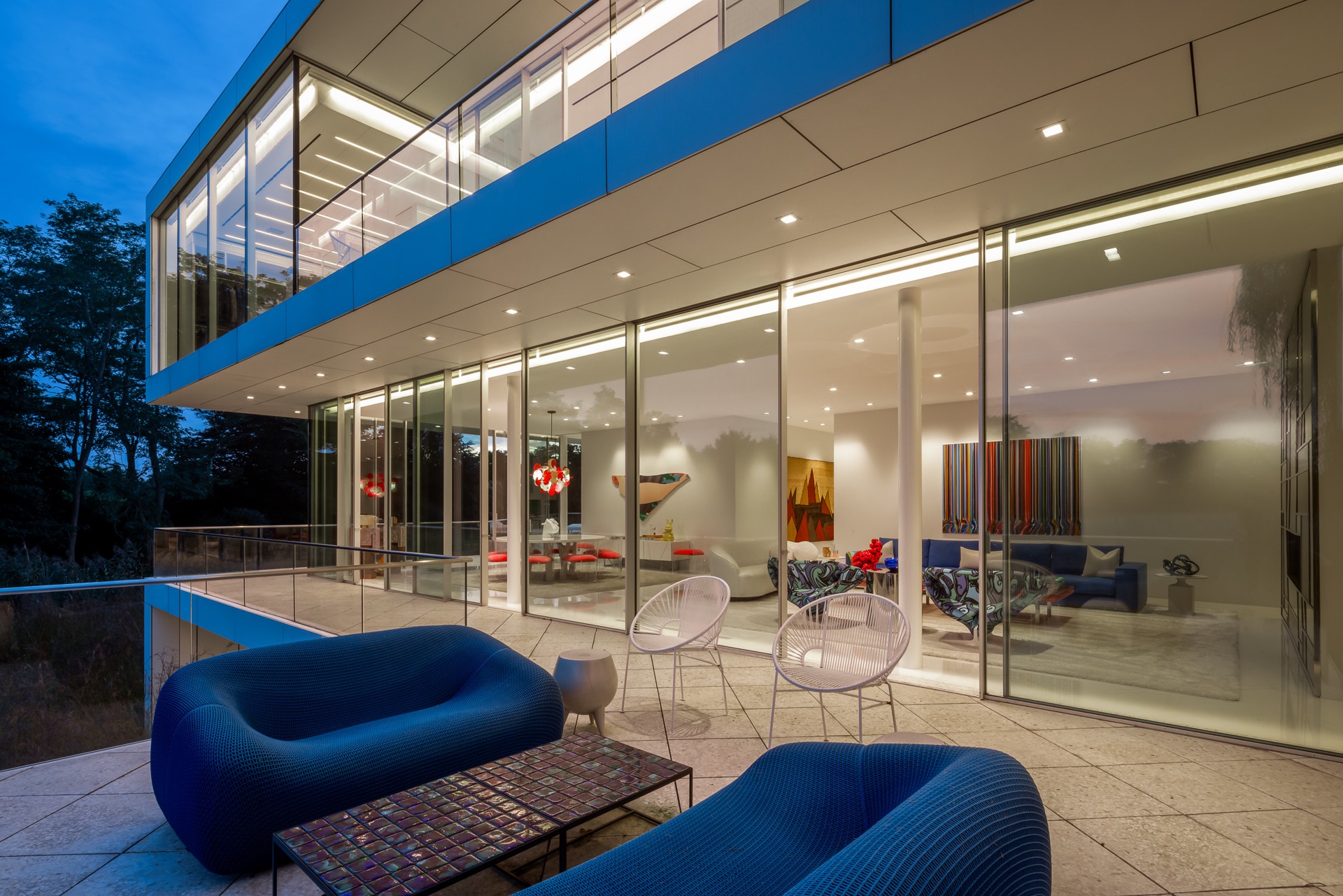 34 Cobb Isle Road Water Mill, NY 11976 - Photo 4 of 37 a lobby with furniture and view of outdoor space