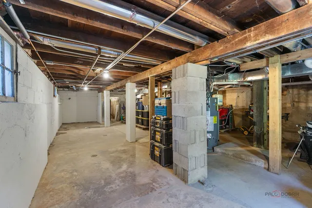 a view of water heater room