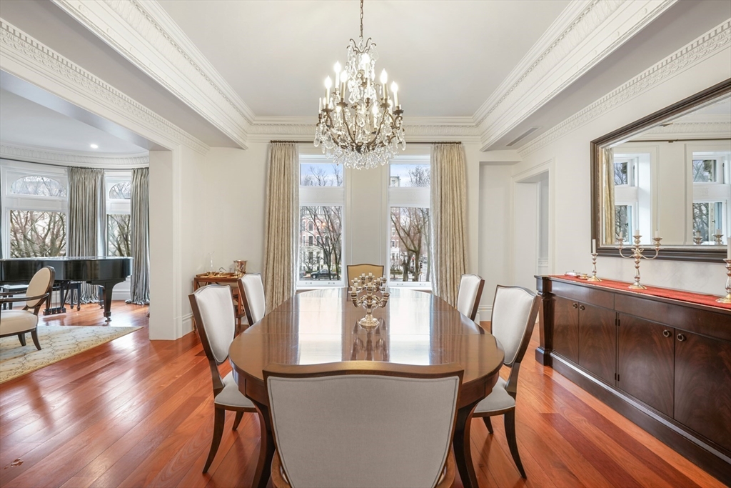 314 Commonwealth Avenue, Unit 2 Boston, MA 02115 - Photo 9 of 31 a view of a dining room with furniture window and wooden floor