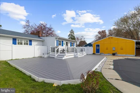 an aerial view of residential building with outdoor space