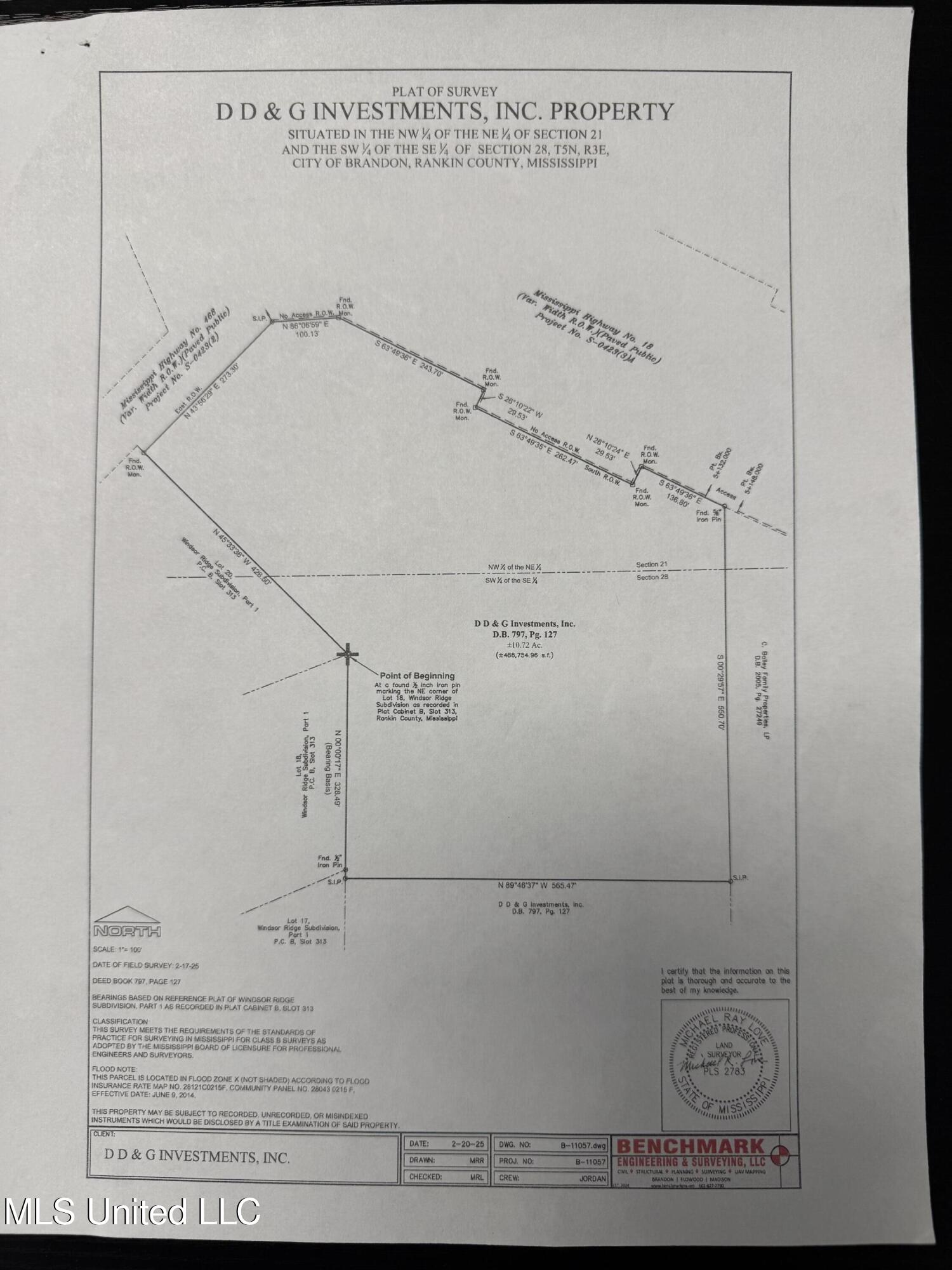 18 / Highway Brandon, MS 39042 - Photo 7 of 7 10.72 AC SURVEY