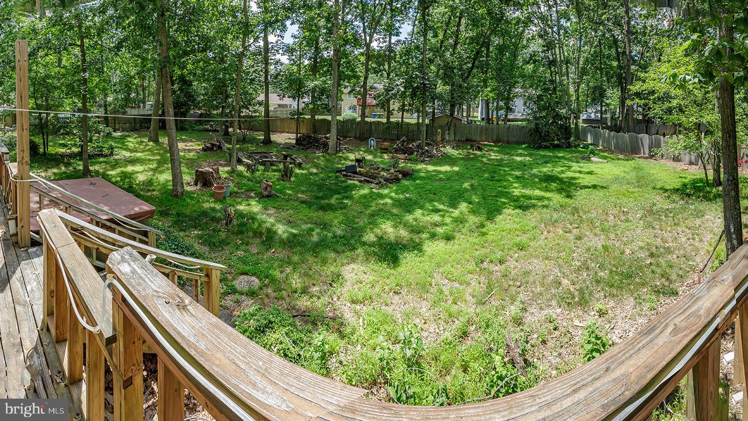 118 Peach Road Marlton, NJ 08053 - Photo 27 of 27 Panoramic deck view of the backyard