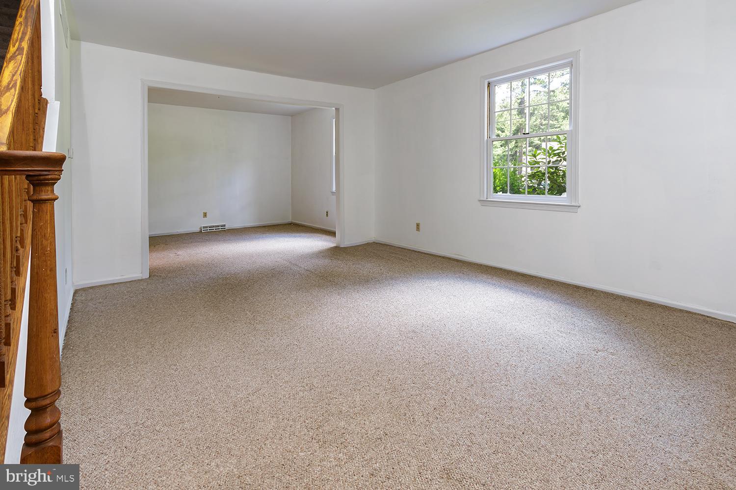 118 Peach Road Marlton, NJ 08053 - Photo 7 of 27 Living room with wall to wall carpeting