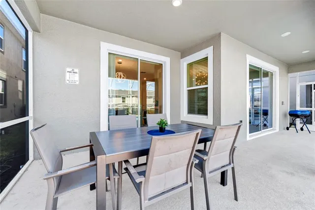 a view of a livingroom with furniture and furniture
