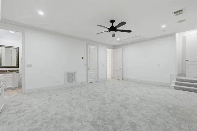 a view of an empty room