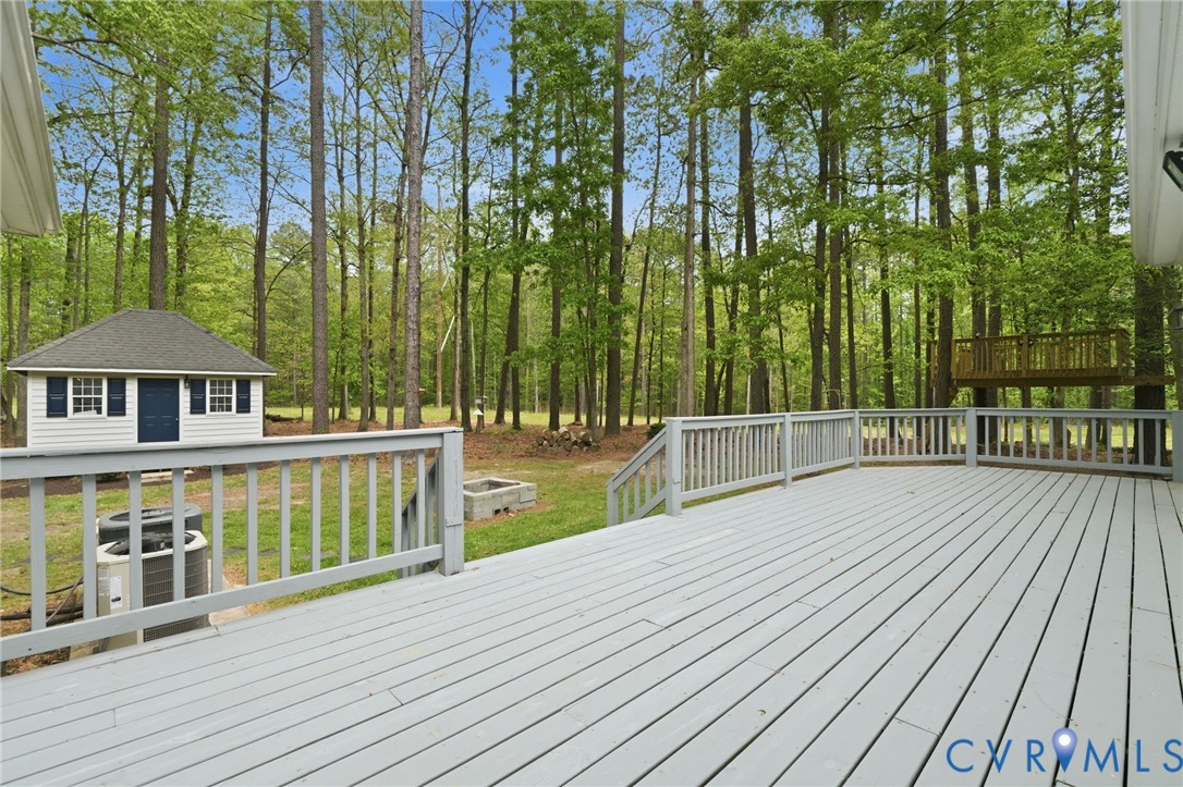 10424 Windam Hill Road Glen Allen, VA 23059 - Photo 46 of 69 Expansive rear deck featuring light gray painted w