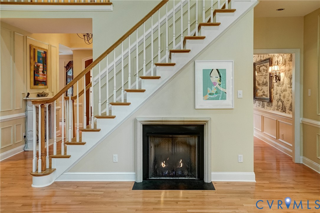 11600 Park Branch Lane Chesterfield, VA 23838 - Photo 12 of 47 a view of entryway and hall with wooden floor