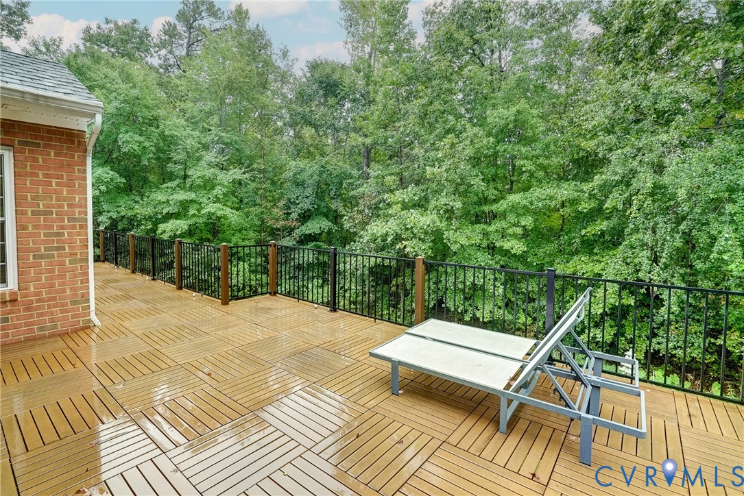 11600 Park Branch Lane Chesterfield, VA 23838 - Photo 21 of 47 a view of balcony with wooden floor and fence