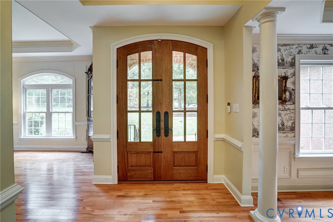 11600 Park Branch Lane Chesterfield, VA 23838 - Photo 4 of 47 a view of front door with a door and a window
