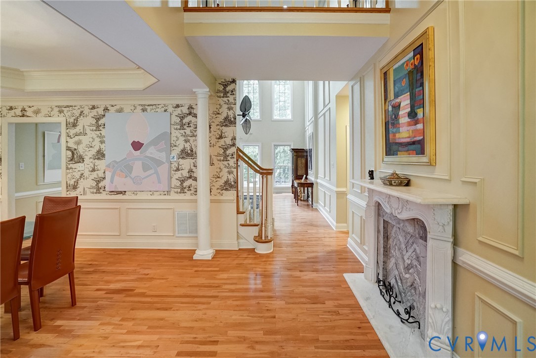 11600 Park Branch Lane Chesterfield, VA 23838 - Photo 5 of 47 a living room with furniture and a fireplace