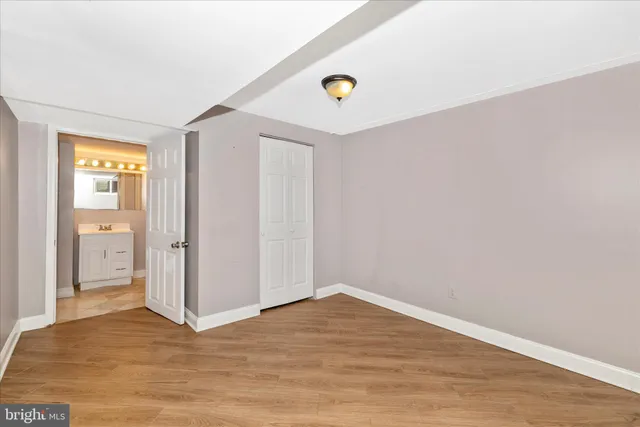 a view of an empty room