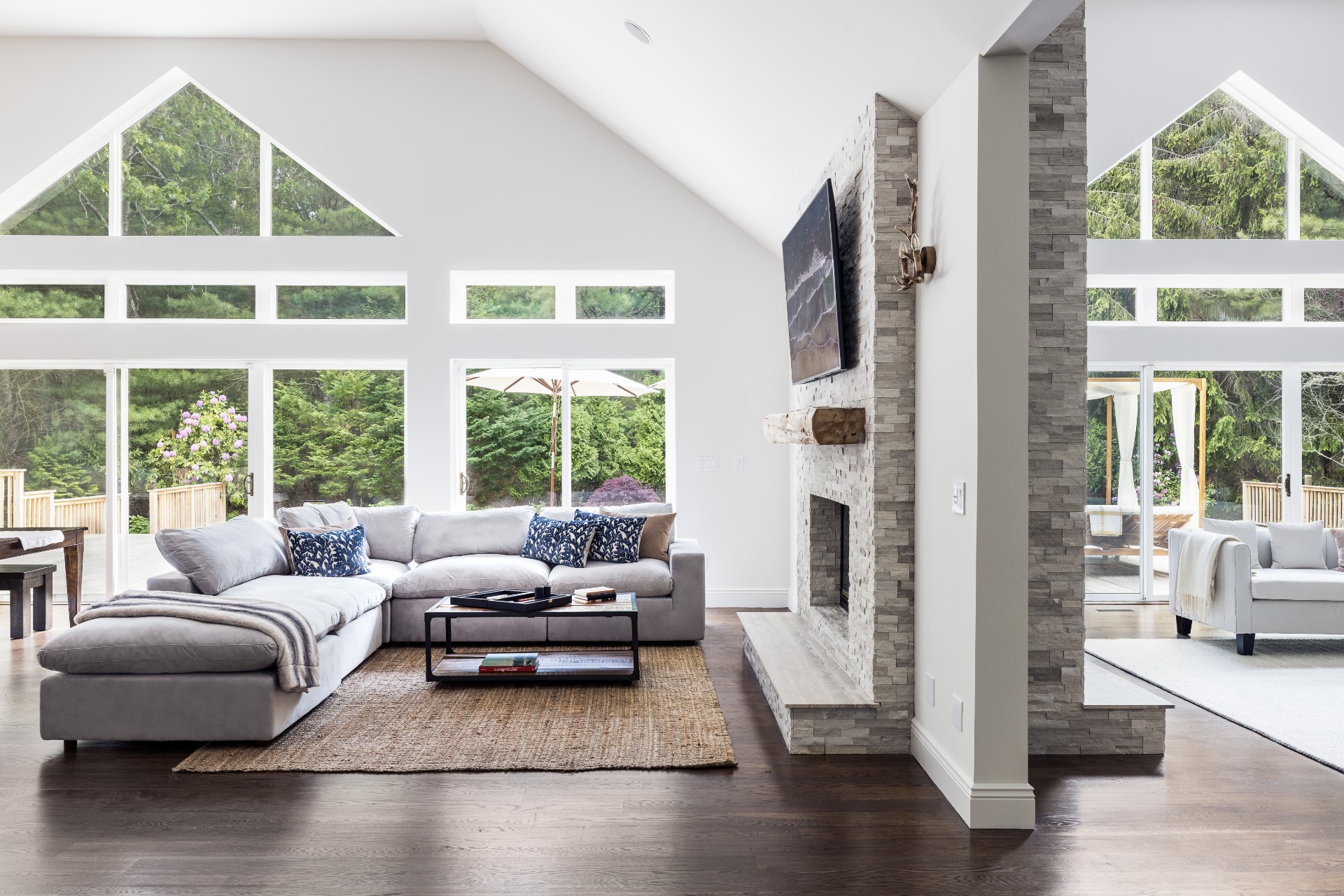 222 2 Holes Water Road East Hampton, NY 11937 - Photo 6 of 32 a living room with furniture and a large window