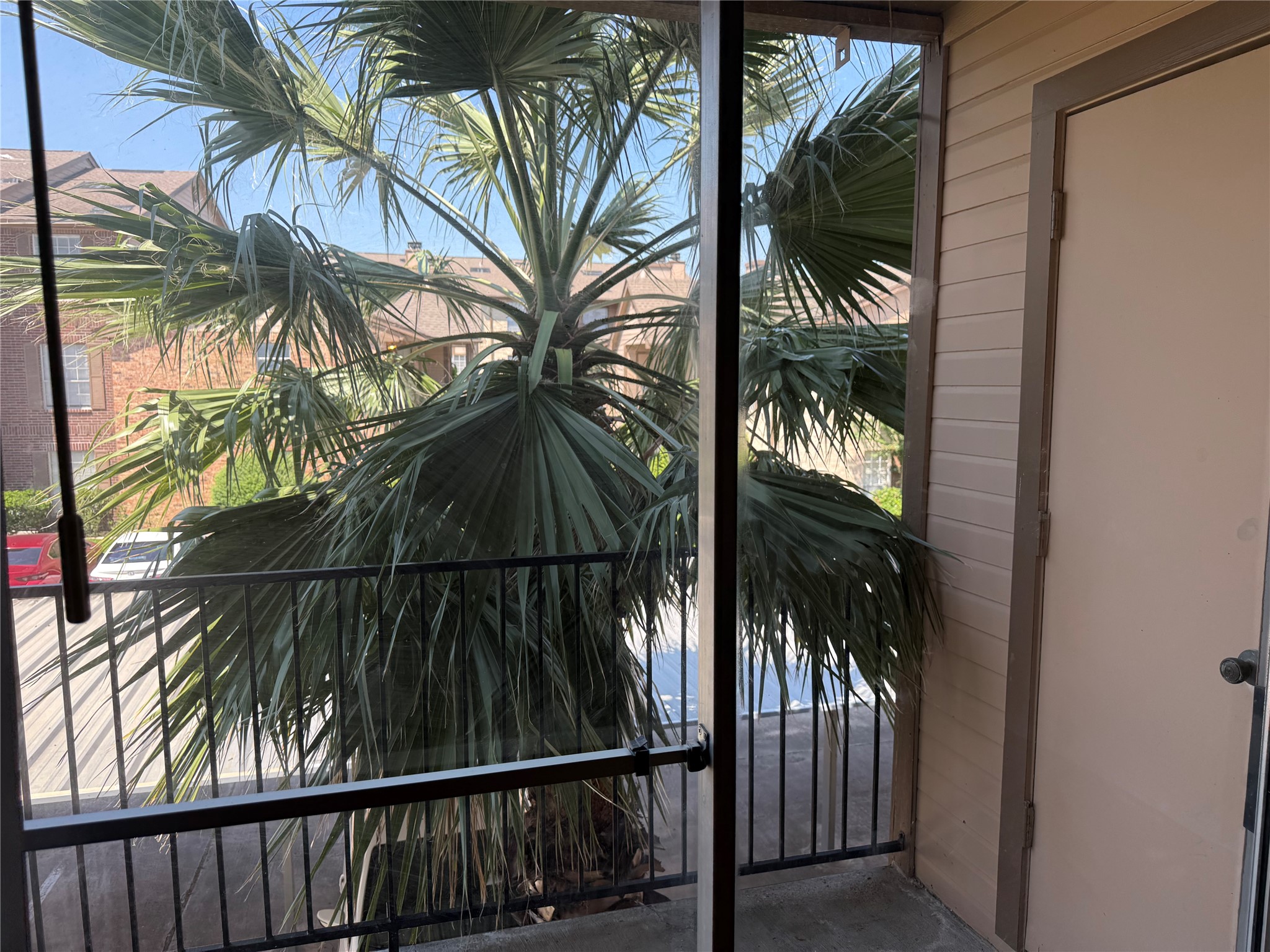 2121 Hepburn Street, Unit 1102 Houston, TX 77054 - Photo 24 of 26 a view of a palm tree with glass door