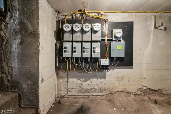 a view of a garage with rack