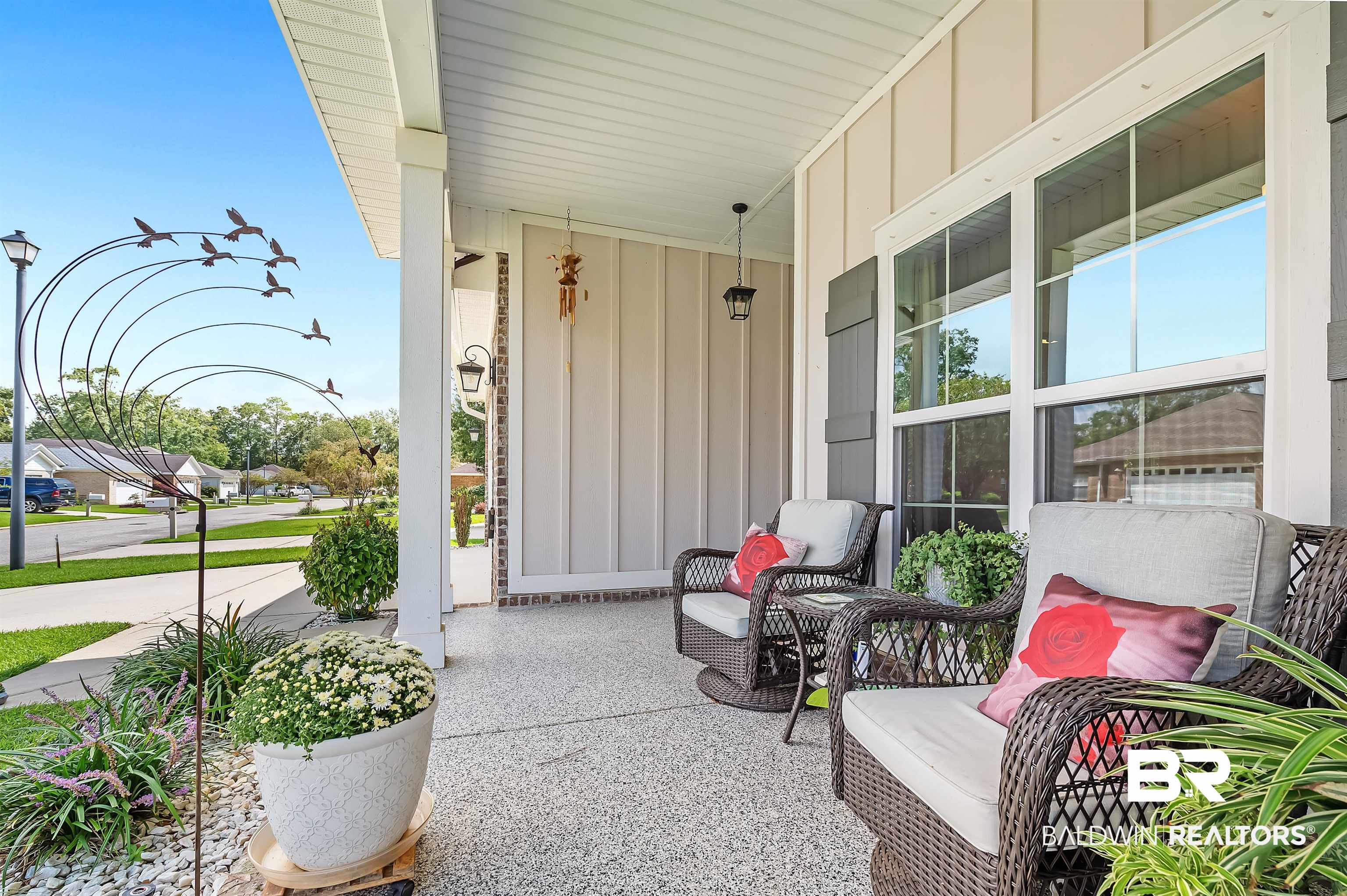 185 Mark Twain Loop Foley, AL 36535 - Photo 6 of 54 View of patio / terrace with a porch