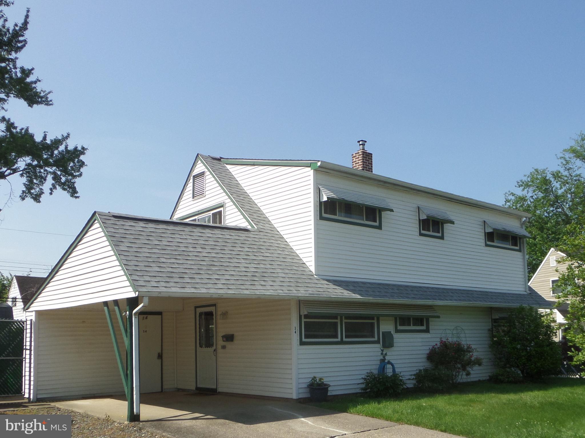 14 Inland Road Levittown, PA 19057 - Photo 1 of 33 Great 4 bedrm 2 bath DORMERED home: NICE yard!!!!