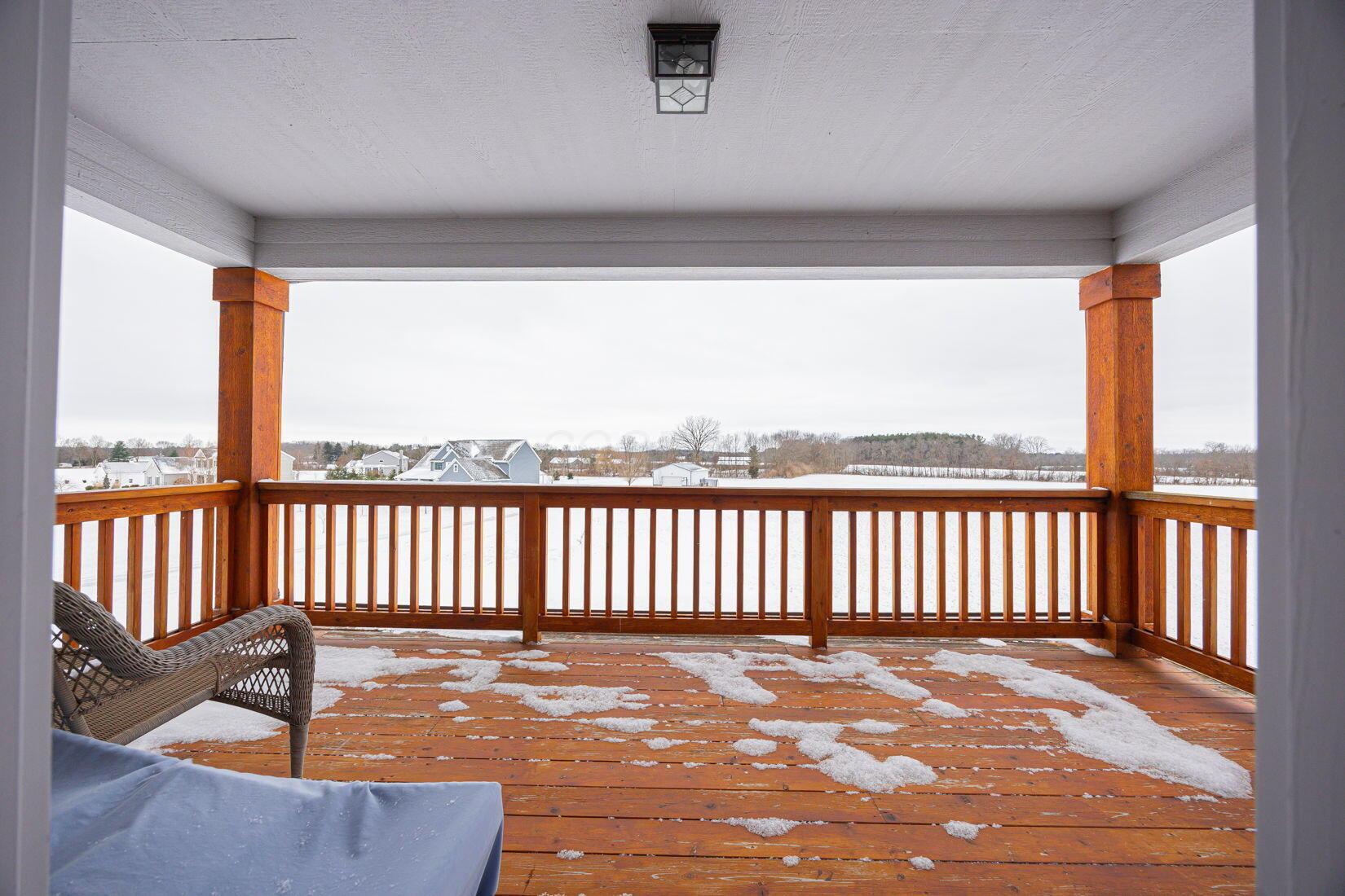 4908 South Section Line Road Delaware, OH 43015 - Photo 44 of 99 Upper level balcony off of flex/retreat room