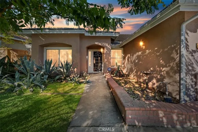 a view of a house with a porch