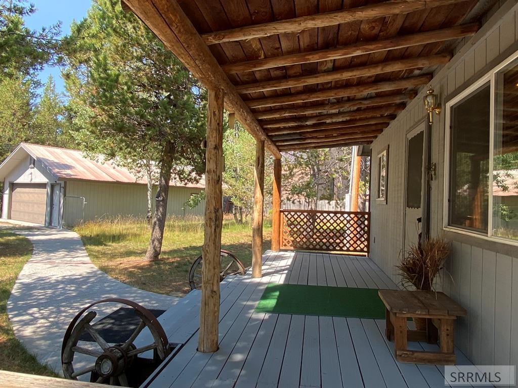 4175 South Big Springs Loop Road Island Park, ID 83429 - Photo 41 of 48 Front deck