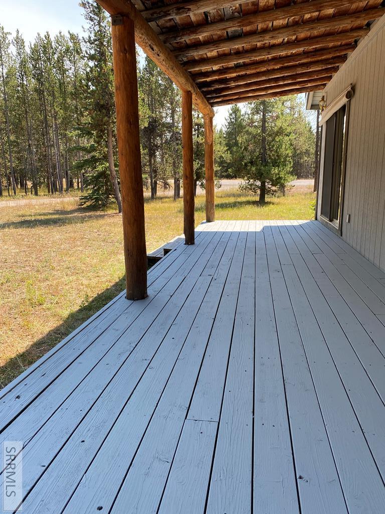 4175 South Big Springs Loop Road Island Park, ID 83429 - Photo 45 of 48 Back deck