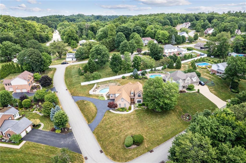 1107 Laurelview Drive Latrobe, PA 15650 - Photo 47 of 50 an aerial view of a house with a yard