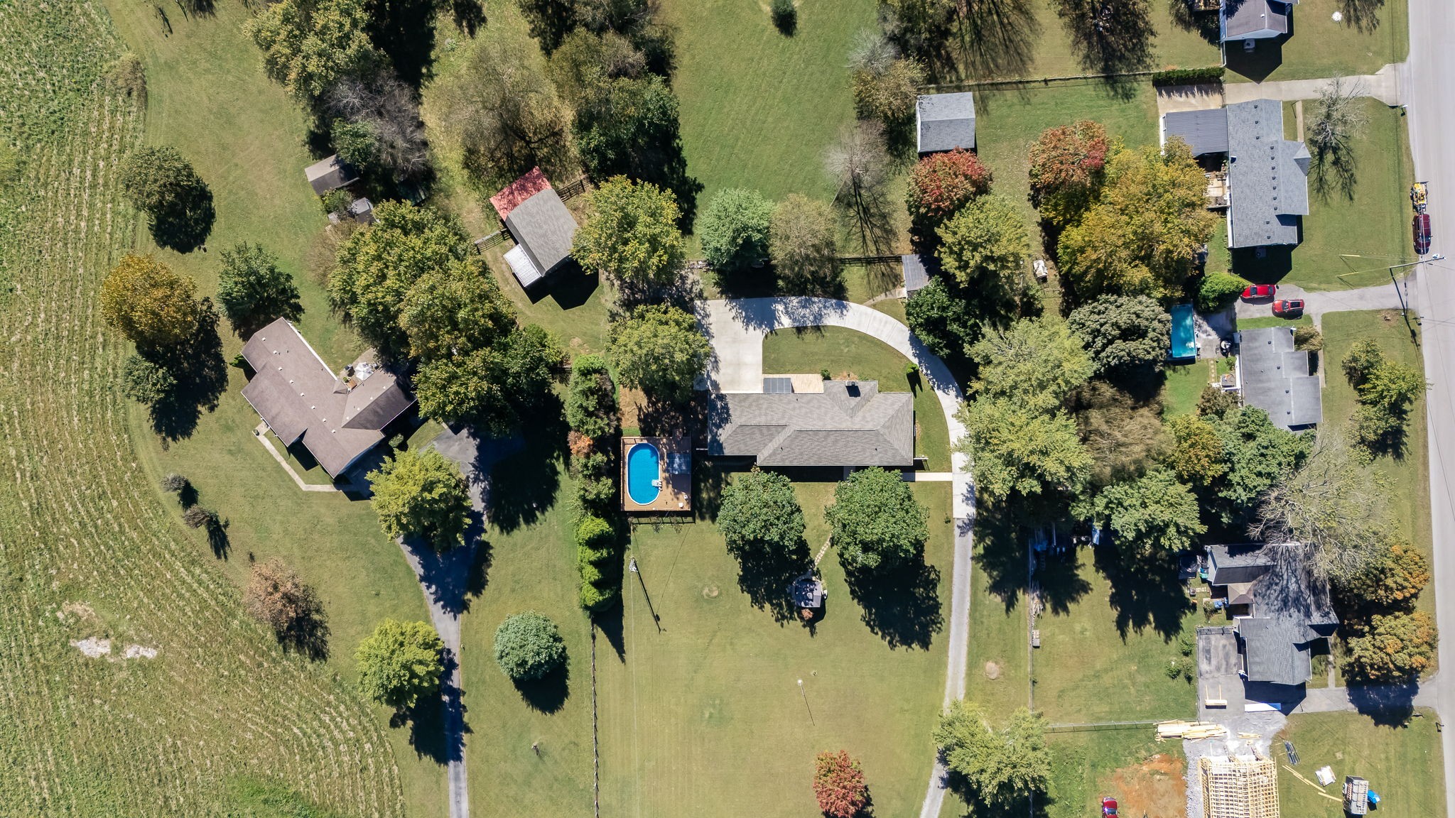 2329 Dilton Mankin Road Murfreesboro, TN 37127 - Photo 23 of 95 an aerial view of residential houses with outdoor space