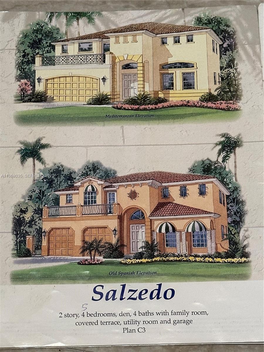 6049 Southwest 165th Avenue Miami, FL 33193 - Photo 38 of 47 a front view of a house with a garden and plants