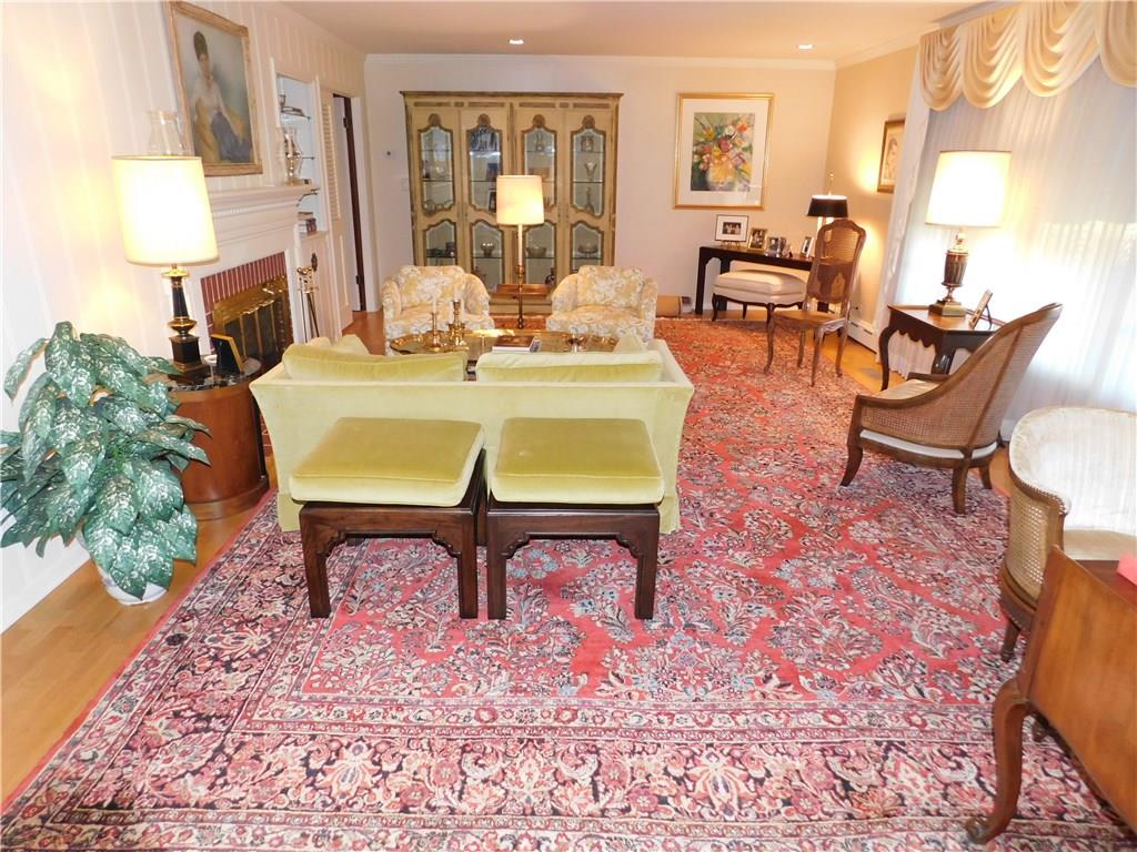 286 Donation Road Greenville, PA 16125 - Photo 7 of 25 FORMAL L.R. WITH FIREPLACE/LARGE FRONT WINDOW