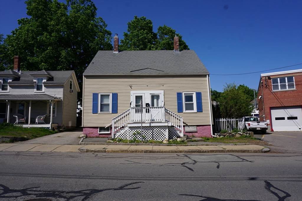 front view of house with a street