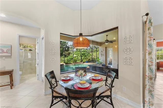 a outdoor space with furniture