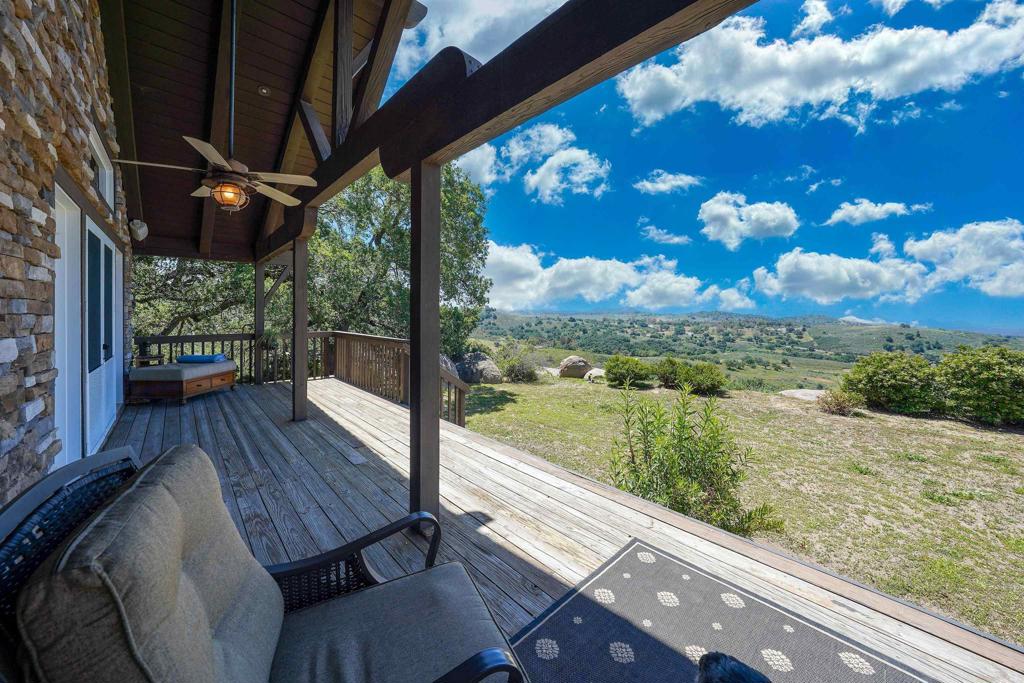 21057 Sutherland Dam Road Ramona, CA 92065 - Photo 14 of 66 a view of balcony with wooden floor