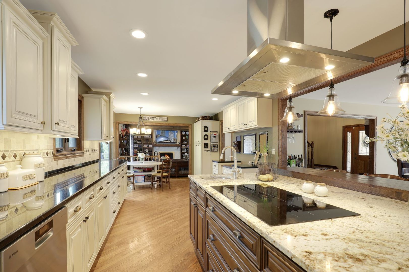 11400 Burr Oak Lane Burr Ridge, IL 60527 - Photo 6 of 40 a kitchen with stainless steel appliances granite countertop a sink and cabinets